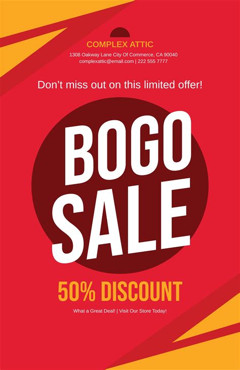 create free bogo poster|Free printable poster templates you can customize.